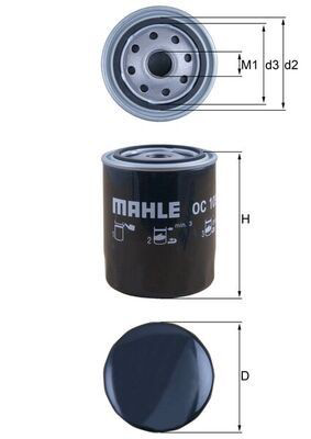 KC36 Mahle Original Фільтр палива